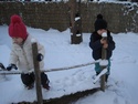 Mit den Kindern in den Schnee