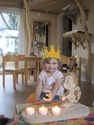 Johanna feierte ihren Geburtstag in der Kinderkrippe