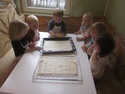 Pizza backen in der Kinderkrippe